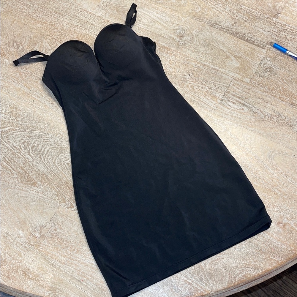 Heavenly Shapewear Firm Control Black Slip | Size: Medium